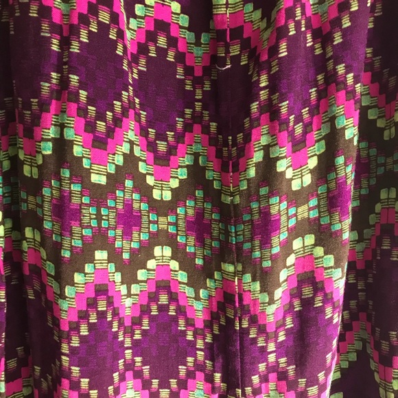 Multicolored print maxi skirt - Picture 1 of 4